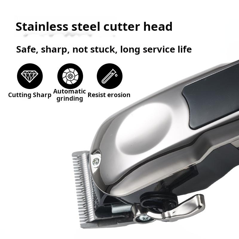 New Retro Electric Hair Clipper Electric Hair Clipper Hair Salon Home LED Digital Display USB Charging Hair Clipper