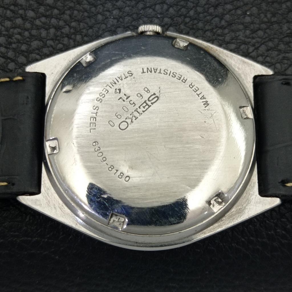 AUTOMATIC 6309A VINTAGE SEIKO 5 JAPAN MENS GREEN COLOR DIAL WATCH a701901-5 R207-a701901