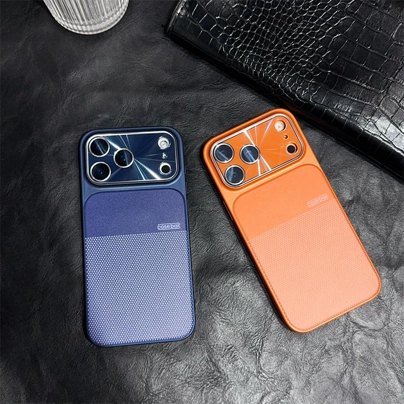 Luxury Strong Magnetic for Magsafe Color-blocking Spli Case for IPhone 17 Pro Max Air 16 15 Plus 14 13 Lens Protector Cover