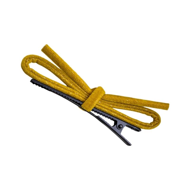 

Элегантная Тканевая Заколка для Волос с Дизайном Банта для Женщин и Девочек, Повседневные, для Вечеринок, Модные Аксессуары для Укладки Волос жёлтый