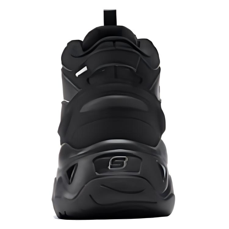 Skechers DLites 3.0 Comfortable Soft Durable Mid-Top Casual Shoes Women Sneaker Black 168015-BBK