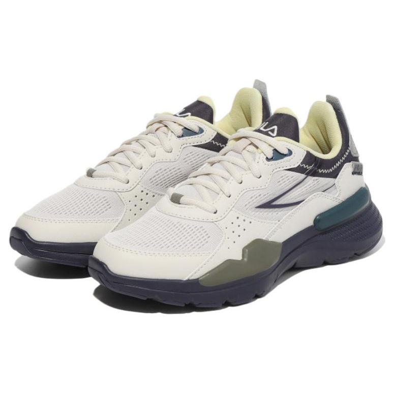 FILA Tri-Force Trainer Comfortable Fashion Versatile Low-Top Casual Shoes Unisex sneaker Off-White 1RM02262E_716