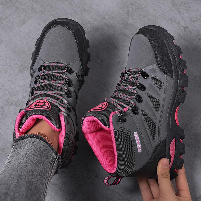 Women's Shoes Large Size Outdoor Shoes High-top Shoes Wear-resistant Shoes Mountaineering Shoes Sports Shoes Climbing Shoes Physical Shoes Sports Sho