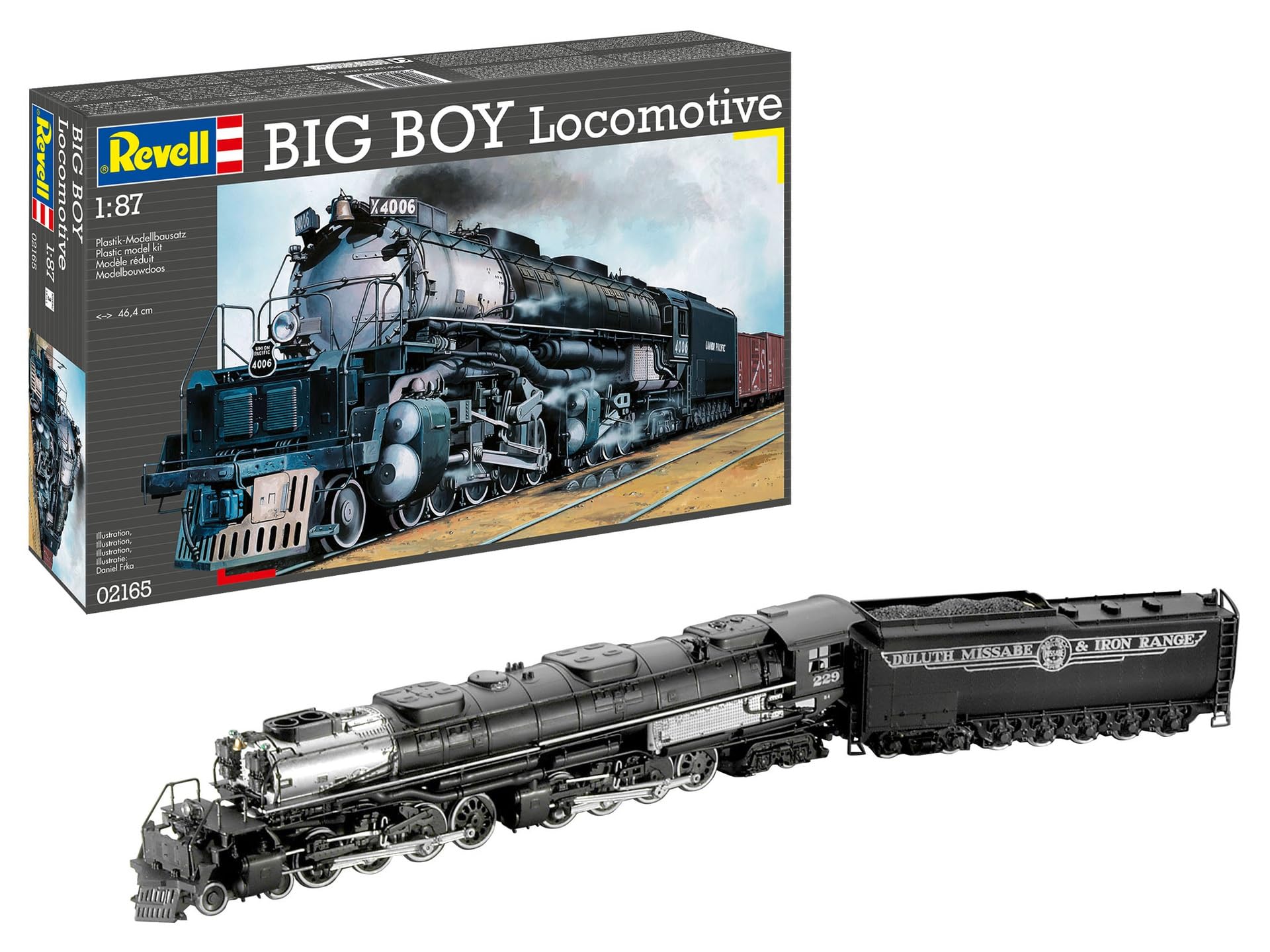 

Немецкий локомотив Revell BIG BOY 02165 Пластиковая модель 1/87