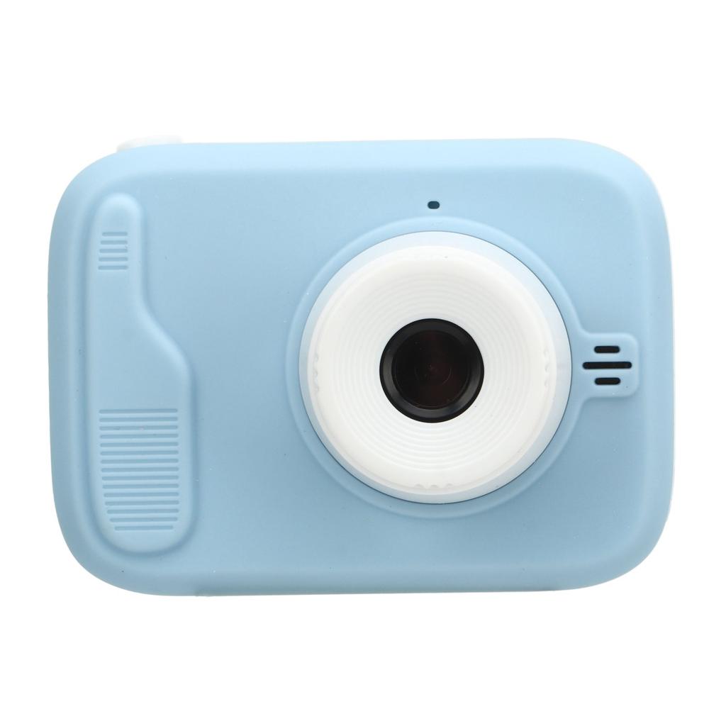 Kids Camera 2 Inch 20MP Dual Front Rear Cameras Portable Mini Toddler Digital Video Camera with Flash Light Blue