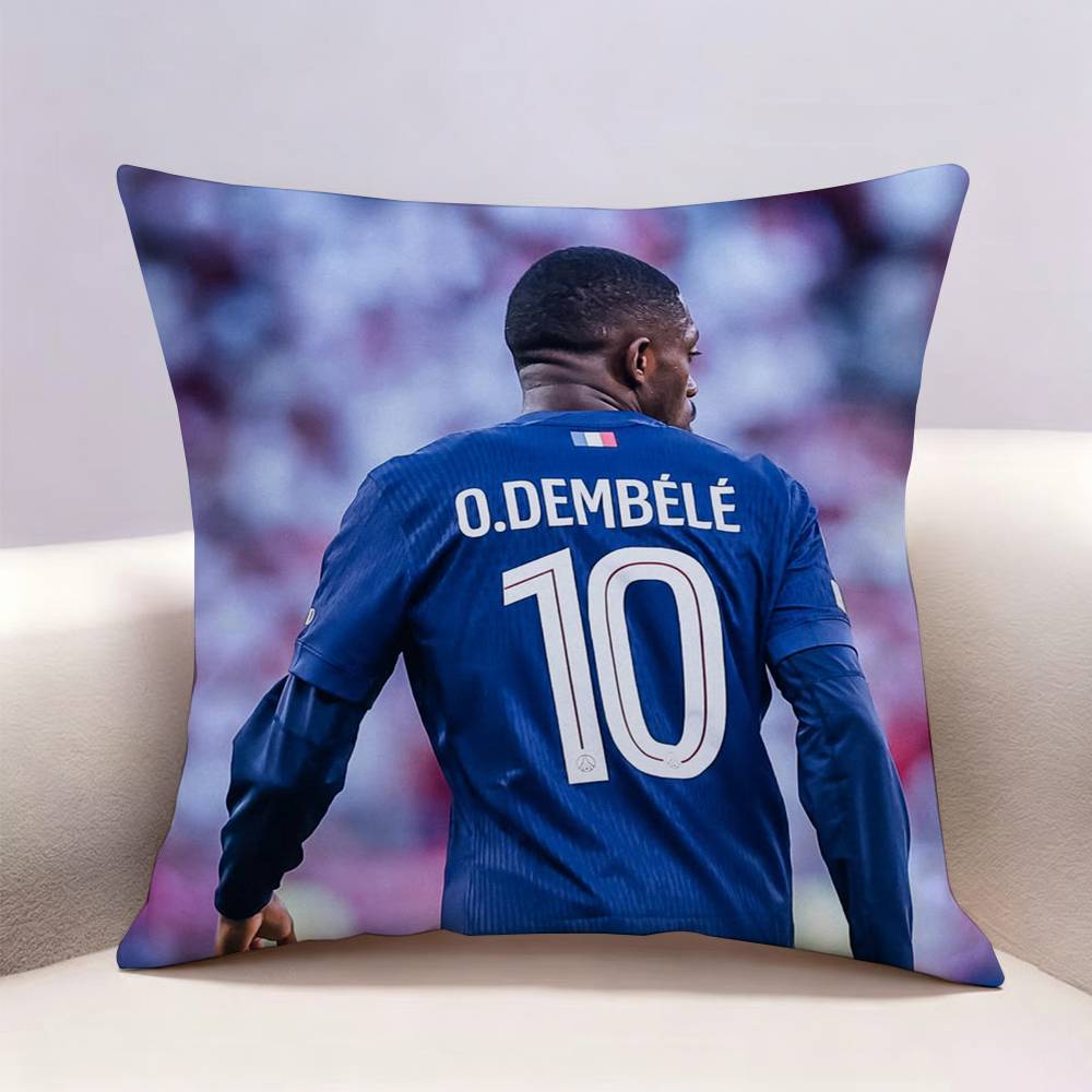 Ousmane D-Dembele Football Double-sided print Pillow Case Pattern Printed Pillowcase For Living Room Sofa Cushion Cover