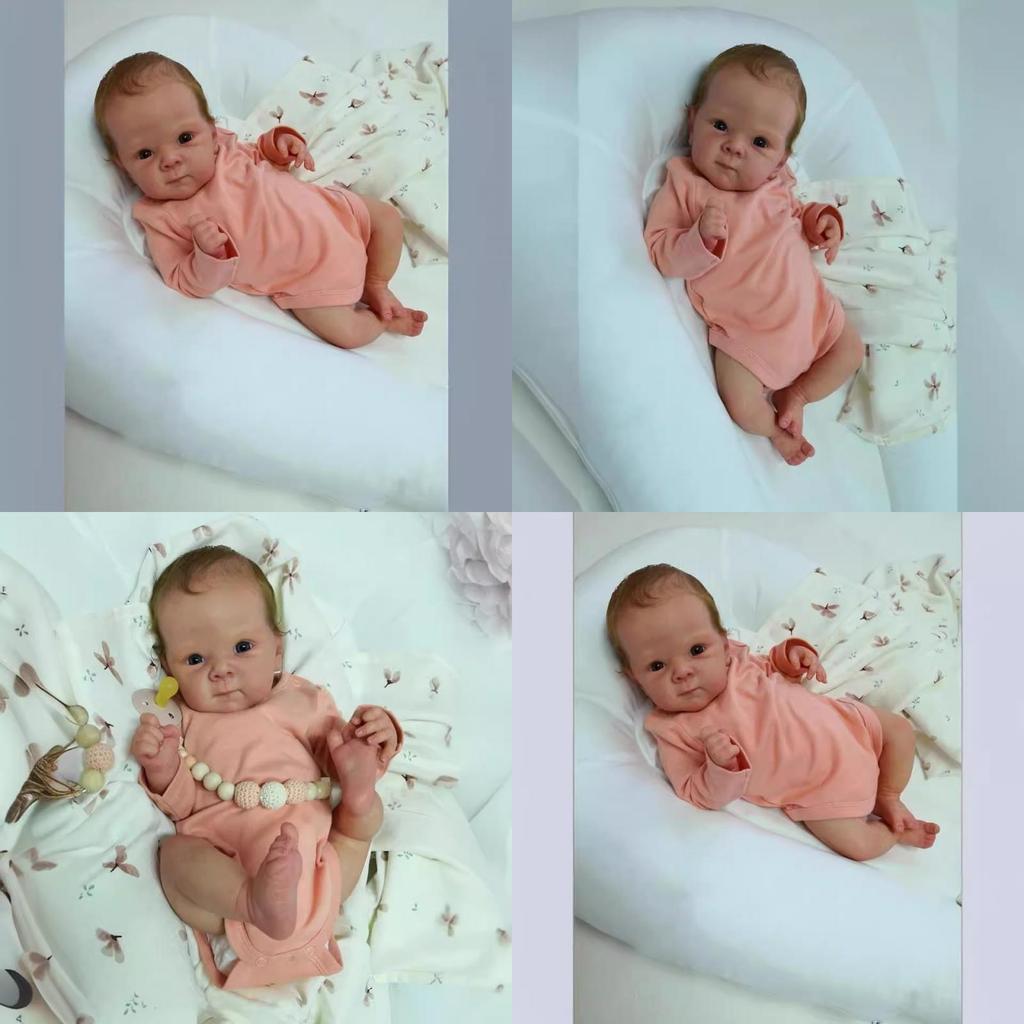Silicone Baby Reborn Doll 48cm With Realistic Features For Collectors And Gift Lovers