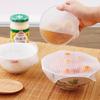 Food Grade Silicone Wrap - 4-Piece Airtight Bowl Lids Set
