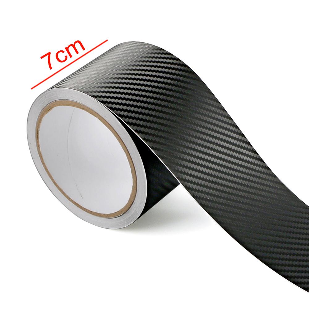 3D Carbon Fiber Vinyl Car Wrap Sheet Stickers DIY Paste Strip Rolls Auto Anti Scratch Protector Tape Waterproof Film Accessories