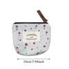 Beautiful Key Case Floral Money Holder Credit Card Pouch Flower Wallet Handbag Zip Purse Coin Bag
