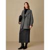 Inman Women's Alpaca Silk Blend Double-Faced Wool Coat