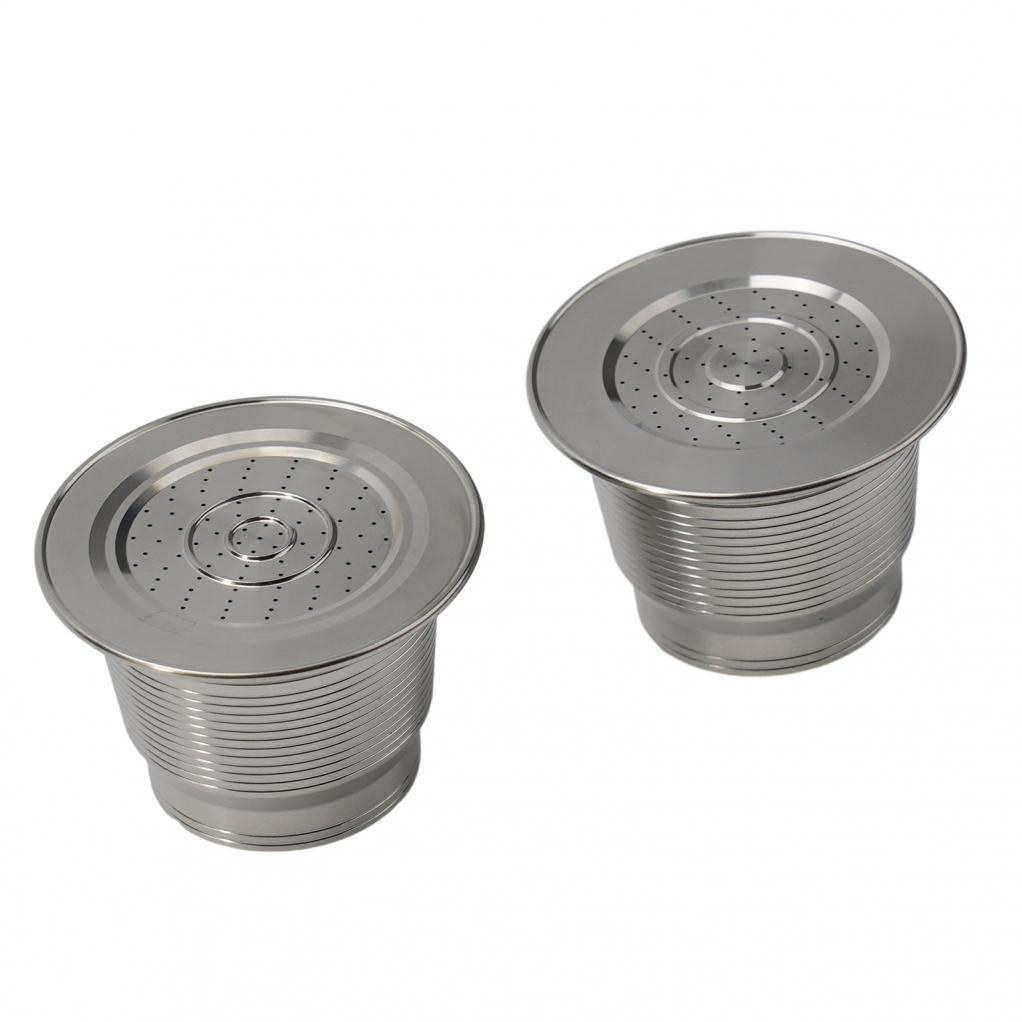 04 Stainless Steel Coffee Capsule 3.7*2.7cm Practical