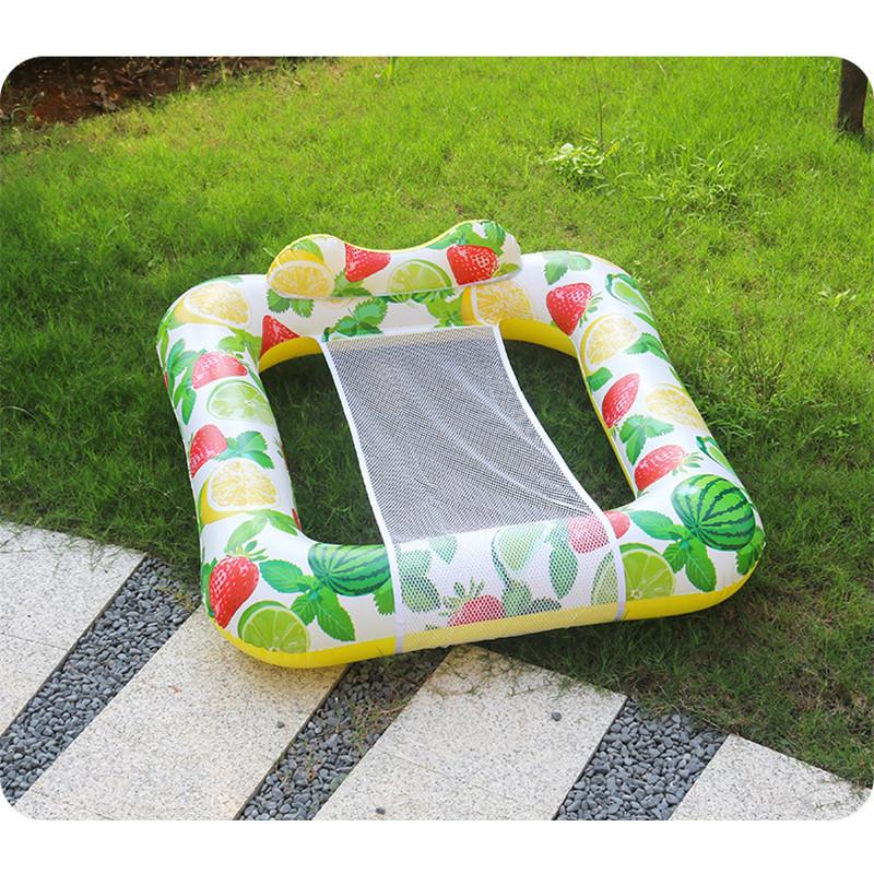 Adult Inflatable Water Thickened Mesh Floating Swimming Circle Water Toy