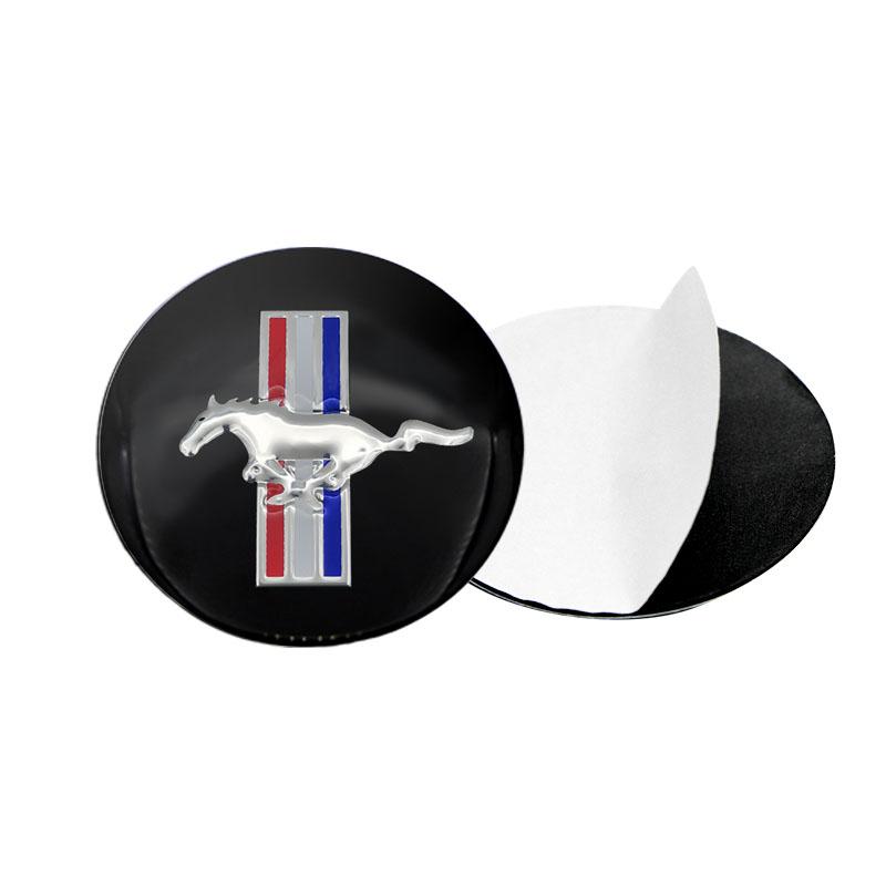 4pcs Car Styling 56mm Emblem Wheel Center Hub Caps Stickers For Ford Raptor Fiesta Focus 2 3 4 Mondeo Ecosport Mustang Fusion