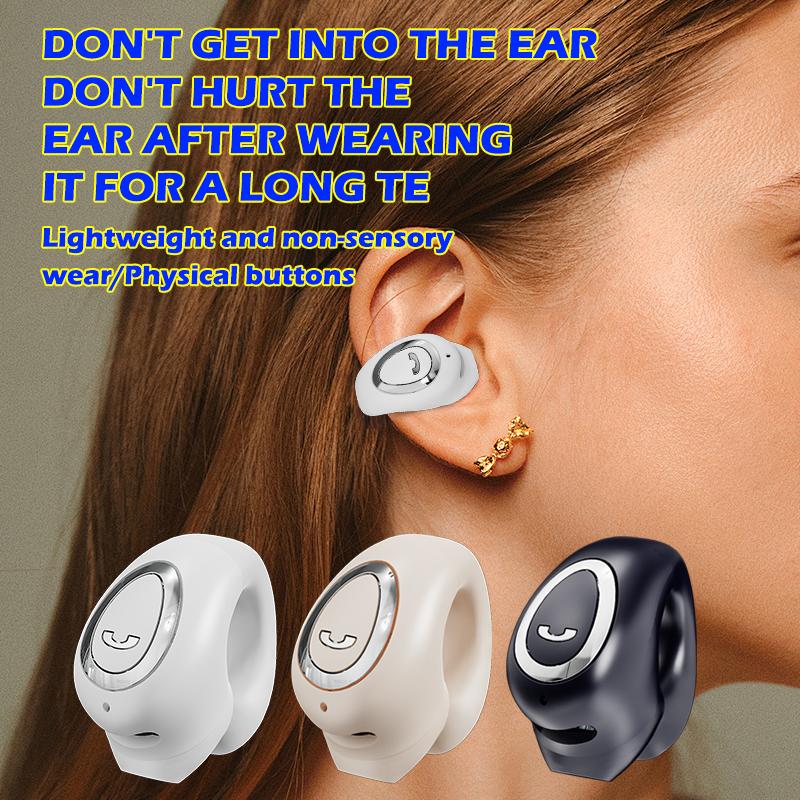 S9 Single Ear Bluetooth Wireless Earphone Ear-Clip Design Headphone Noise Reduction Bluetooth 5.3