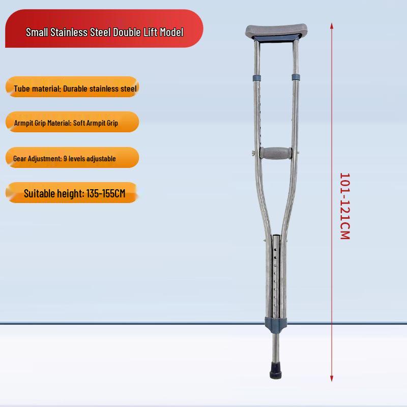 Регулируемые медицинские алюминиевые костыли для инвалидов, для использования в домах престарелых