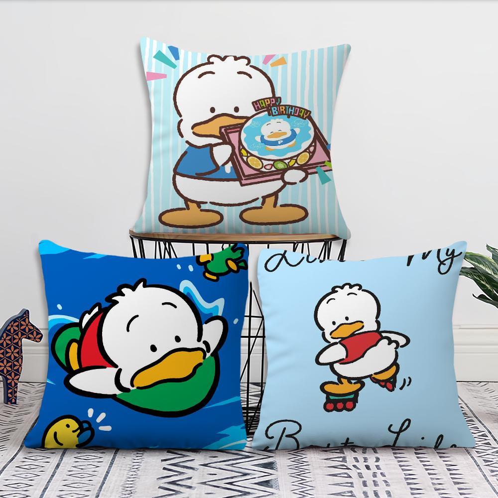 P-Pekkle Kawaii Cushion Cover For Pillow Printing Sofa Decoration Home Car Room Coffee Shop Office Nordic Simplicity