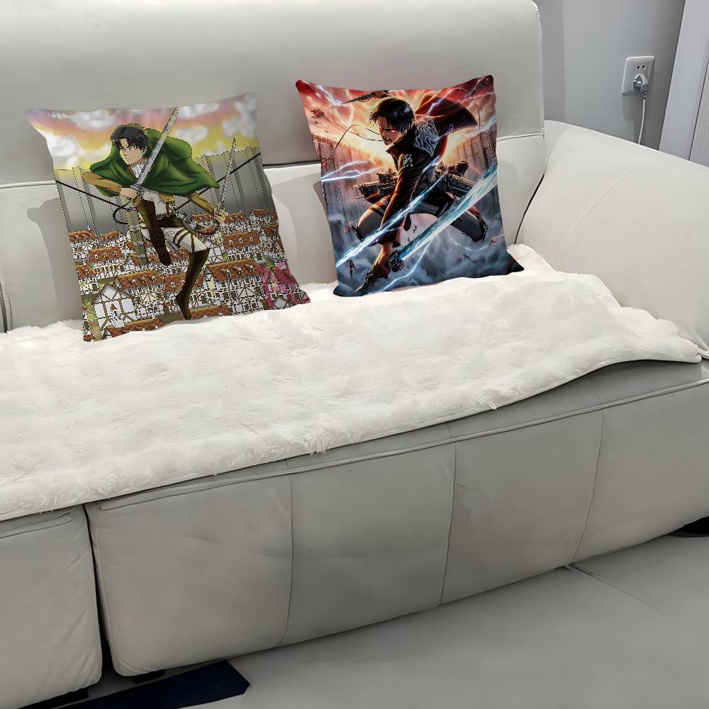 L-Levi A-Ackerman 45*45cm Cushion Cover Pillow Cover Decor Pillowcase Home Pillowcase For Couch Pillow