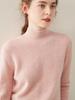 Women's Slimming Cashmere Sweater: Autumn/Winter Loose Knit Base Layer with Half-High Neck