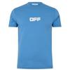 Off White Mens Cotton Slim T-Shirt