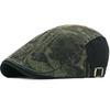 HT5060 Berets All Seasons Men Women CapVintage Artist Painter Beret Hat 100% Cotton Ivy Flat Cap Adjustable Camouflage Beret Cap