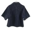 BOTTEGAVENETA fabriqué en Italie Veste en jean à manches courtes 48 Indigo Homme Occasion