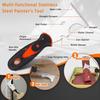 Stainless Steel Putty Scraper with Putty Plastering Soft Metal Putty Scraper for Wall Paint Wallpaper Paint Paint and Storage Box Included 10-Piece