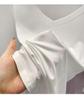 Korean Casual V-Neck Short-Sleeve T-Shirt: Summer 2026 Trendy Slimming Top
