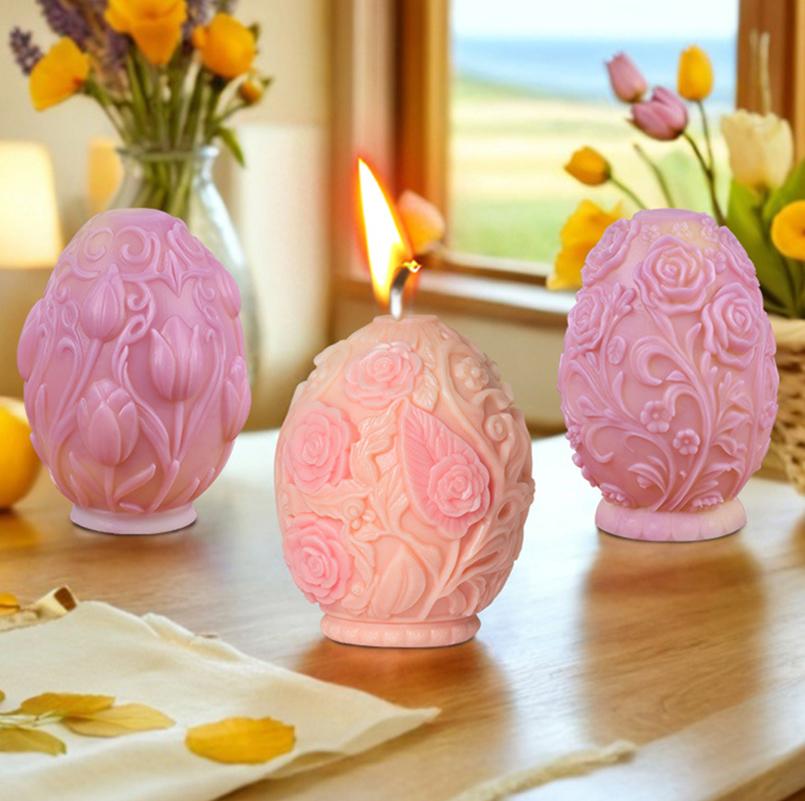 Svíčka s vůní tulipánů Silikonová forma Růže DIY Velikonoční dekorace Forma na svíčku Květina Sádra Epoxidová pryskyřice Formy Sada pro výrobu svíček
