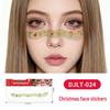 Christmas Tattoo Stickers: Easy-to-Remove Temporary Makeup Tattoos with Tree, Reindeer, and Snowflake Designs.