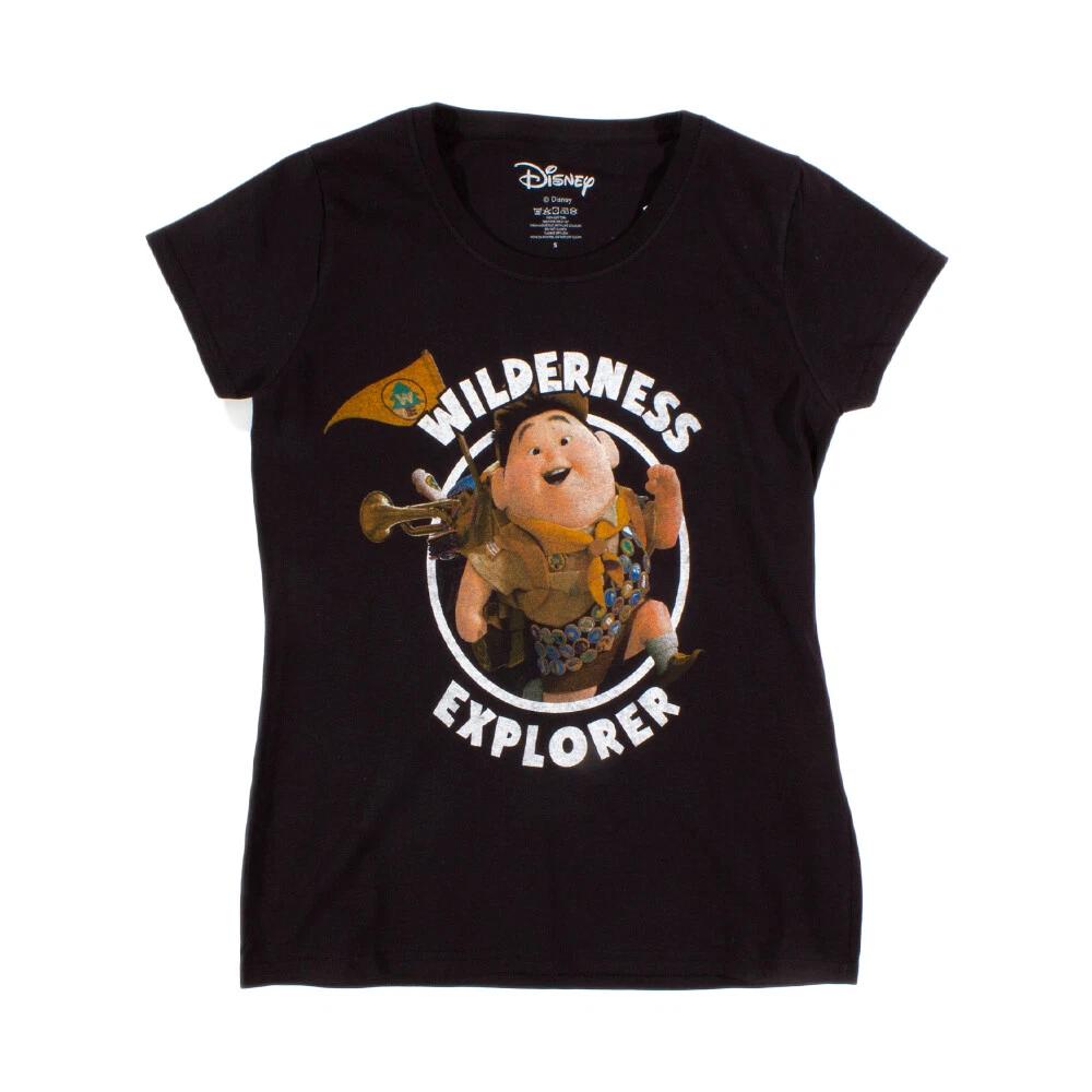 Disney s  Up  Wilderness Explorer Ladies Black T-shirt S