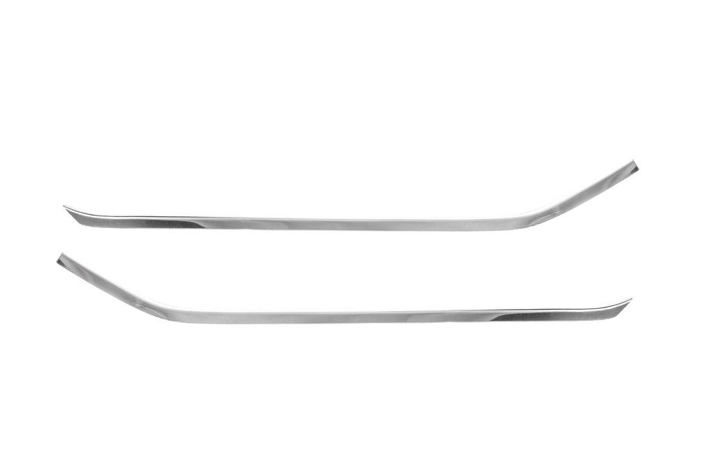 Окантовка окон (2 шт, нерж.) для Ford Custom 2023- гг