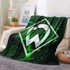 SV Werder Bremen Print Flannel Blanket, High Quality Comfortable for All Seasons, Home Decor, Warmth and Comfort, Perfect for Christmas Gifts