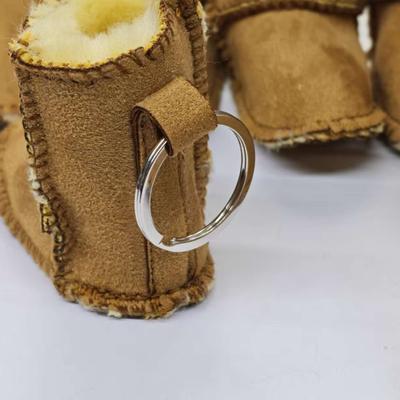 Stiefel Schuh Form Schlüsselanhänger Für Frauen Auto Schlüsselanhänger Rucksack Anhänger Zubehör Anhänger Wildleder Fleece Schuh Anhänger