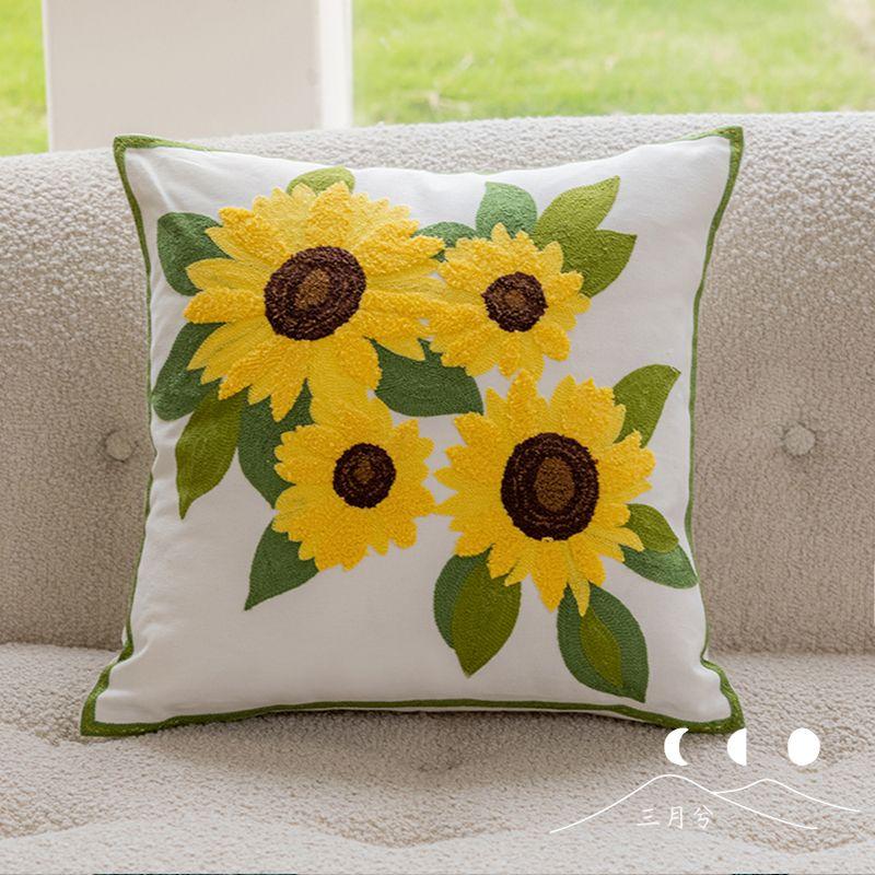

Подушка Девочка-Тюльпан Подсолнух Модная Подушка Summer Flowers-Four Sunflowers 45*45 (pillowcase)