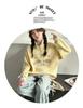 Korean Style Half-Zip Stand Collar Girls' Hoodie - Spring/Autumn Fashion