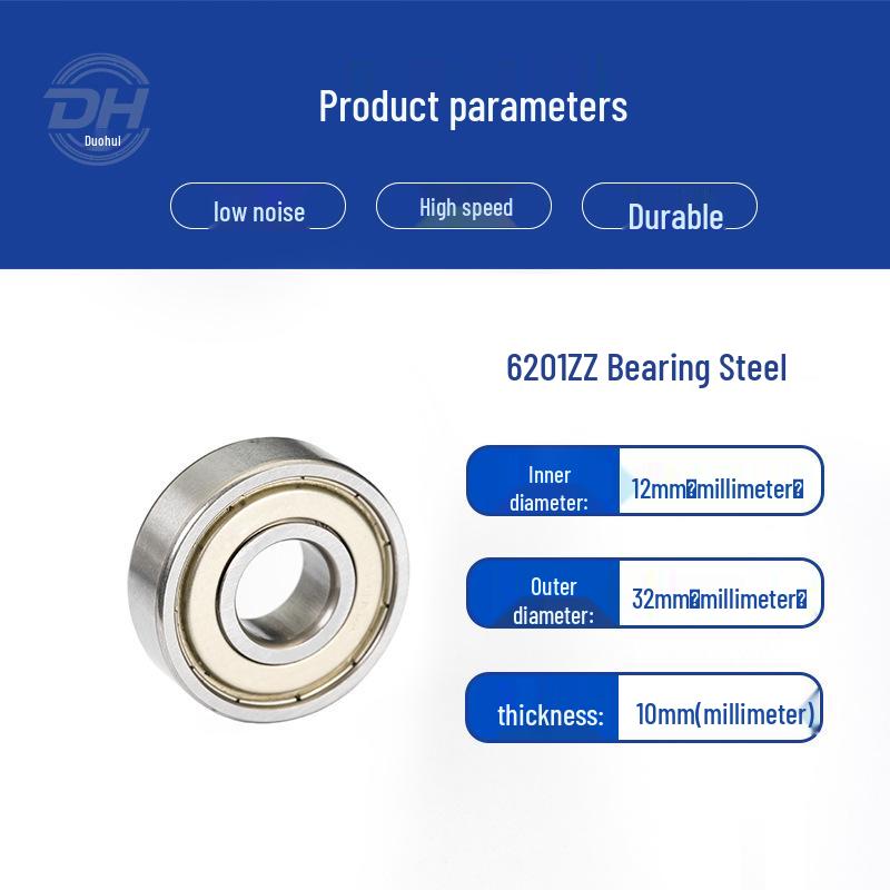 Rust-Proof Stainless Steel 62 Series Deep Groove Ball Bearings S627/S628/S629/S6200/S6201