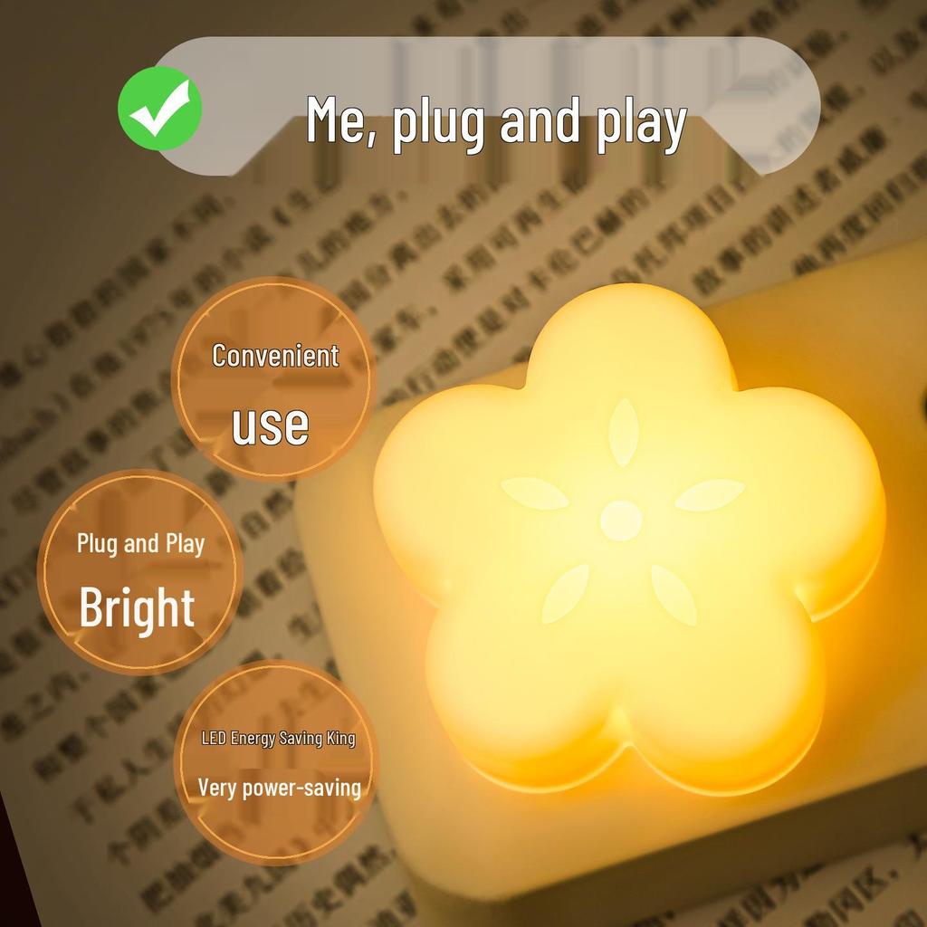 Heart-Shaped LED USB Night Light with Power Bank - White, Warm, Blue, Pink for Bedroom or Dorm Table 