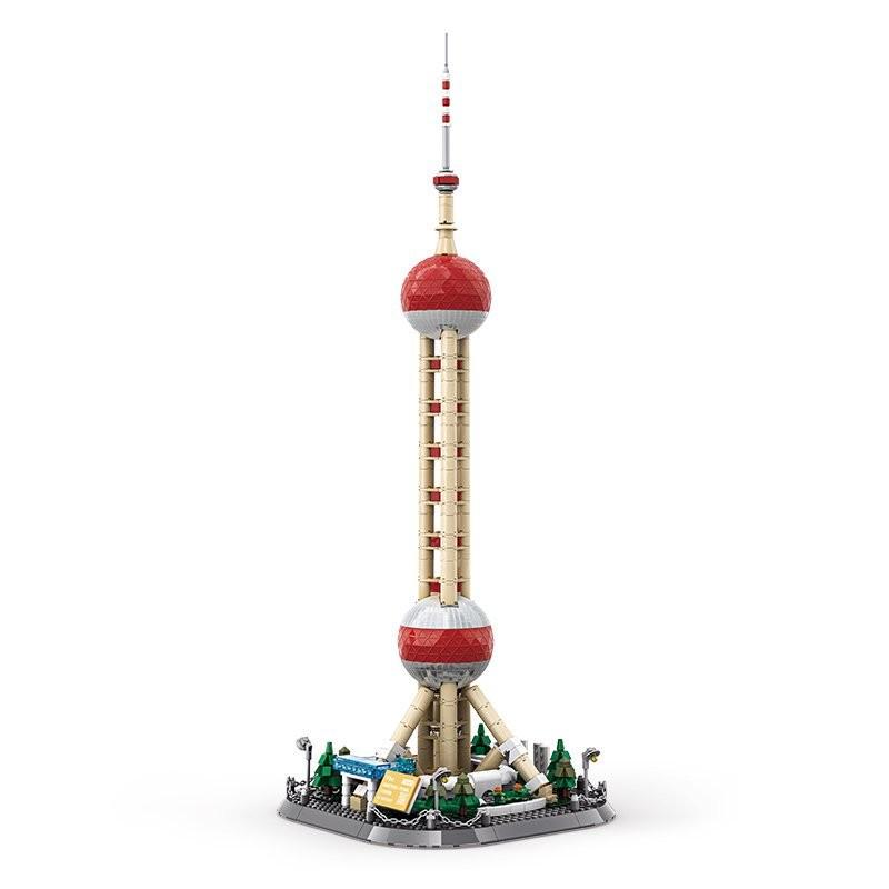Wange Shanghai Oriental Pearl Tower Building Blocks Toy Compatible Set