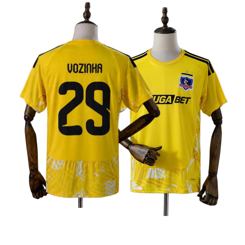 2026 Vozinha #1 Pánské Dámské Colo-Colo Krátký Rukáv Síťovaný Fotbalový Dres, Y2K Sportovní Fanoušek Streetwear Volné Sportovní Tričko Rychleschnoucí Tričko