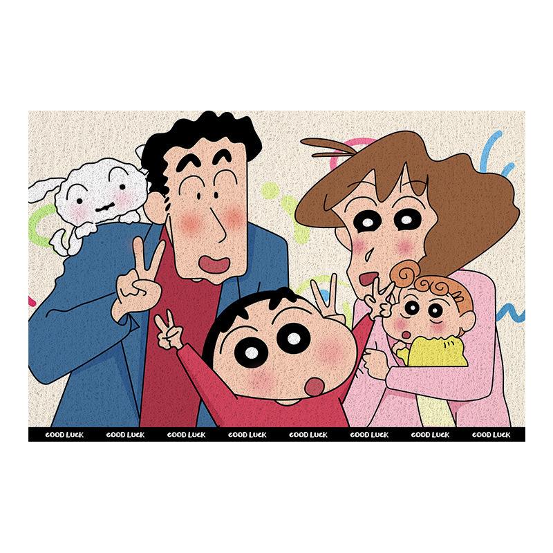 Animation Cartoon Character Entry Floor Mat Household Entrance Silk Ring Dirt-Resistant Wear-Resistant Door Mat Can Be Cut Corridor Non-Slip Mat
