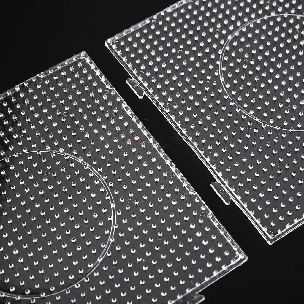 13Pcs 5 Mm Clear Plastic Pegboards Premium Material for Parent-Child Toys Small Interactive