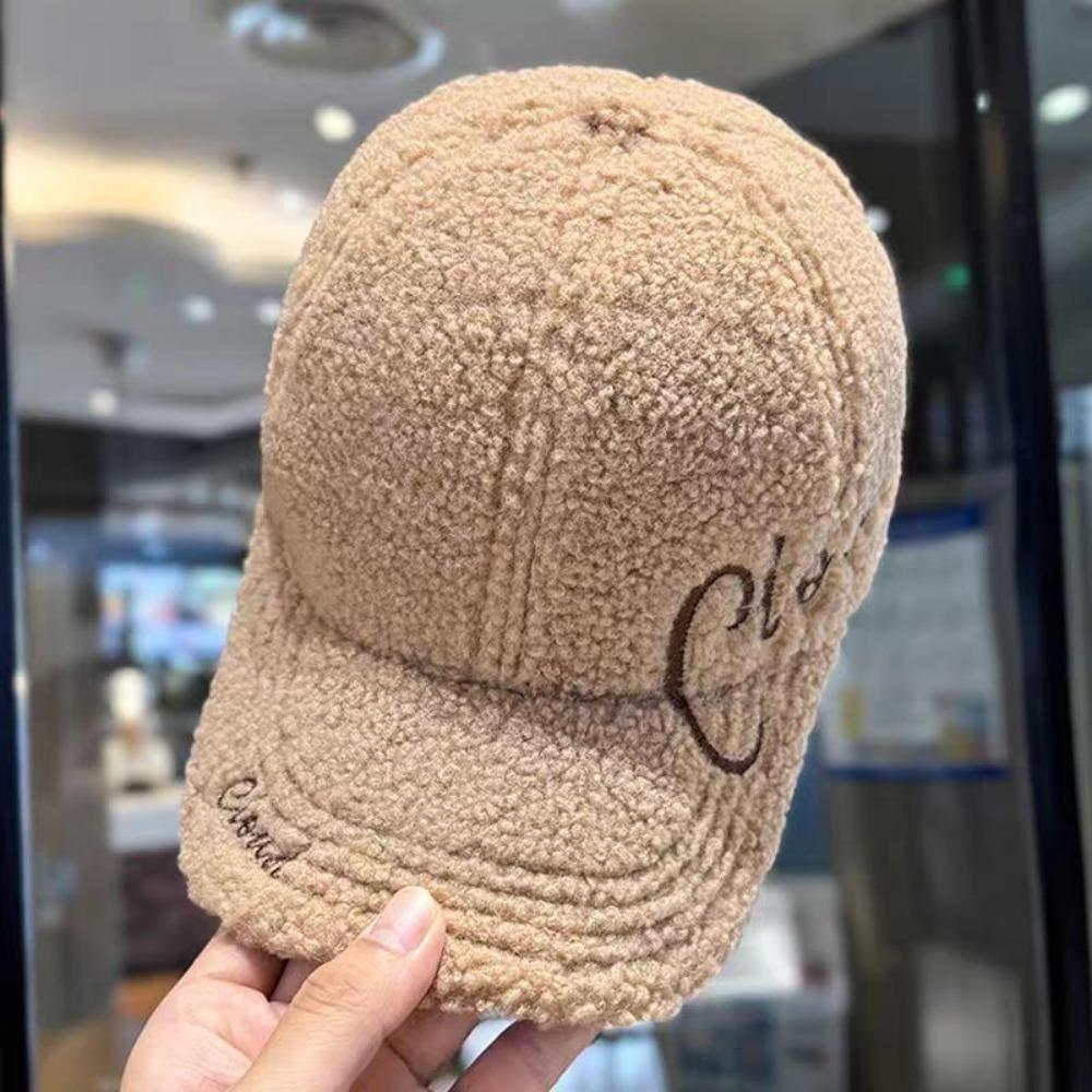 

All-match Sun Hat Cold Protection Duck Tongue Cap Trend Baseball Hat Khaki