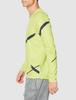 Mizuno Dry Aeroflow Training Wear, Long Sleeve T-Shirt, Synergy Design, Player-Linked Print, Highly Breathable, Sports, 32MA2031, Neolime, XL