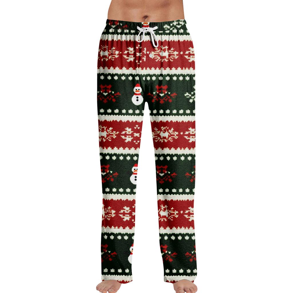 Anime Pajama Pants Sleepwear Casual Drawstring Elastic Waist Pants Comfy Straight Yoga Loose Trousers