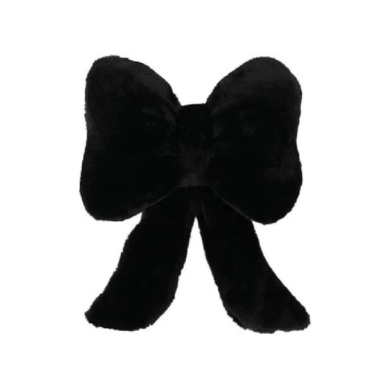 Bow Shape Car Headrest Neck Pillow Plush Simple Comfort Seat Cushion Universal For All Seasons