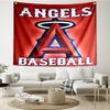 Anaheim Braves Graffiti Art Quick-Dry Tapestry Hanging for Bedroom,Livingroom, Playroom,Decor Art Room Wall Tapestry Holiday and Birthday Gifts