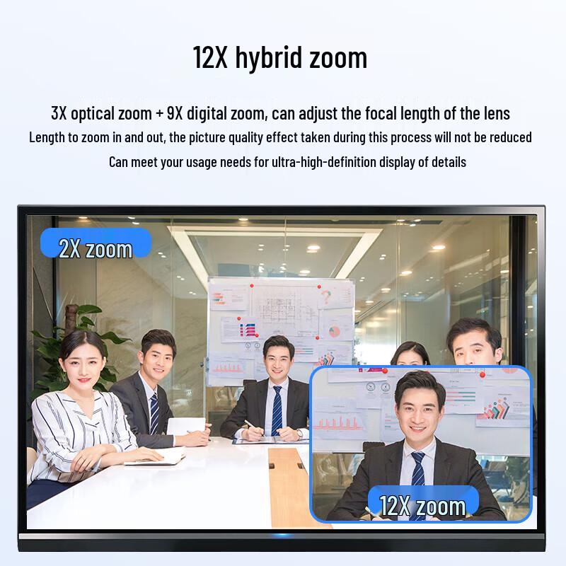 Aoni A3000Pro 4K AI Smart PTZ Webcam with Microphone