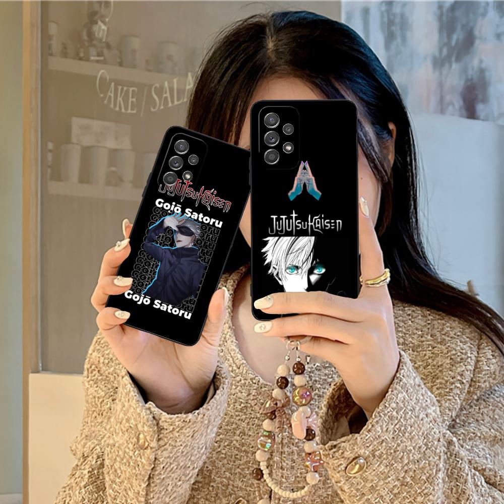 Jujutsu Kaisen Satoru Gojo Phone Case for Samsung Galaxy A56 55 54 53 52 51 36 35 34 23 16 15 5G Colorful Cover Cover Pretty