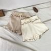 Girls' Short Sleeve Waffle T-shirt & Shorts Summer Two-piece Set